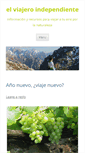 Mobile Screenshot of elviajeroindependiente.com